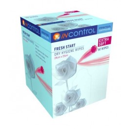 InControl Fresh Start Dry Wipes - EXTRA SOFT 